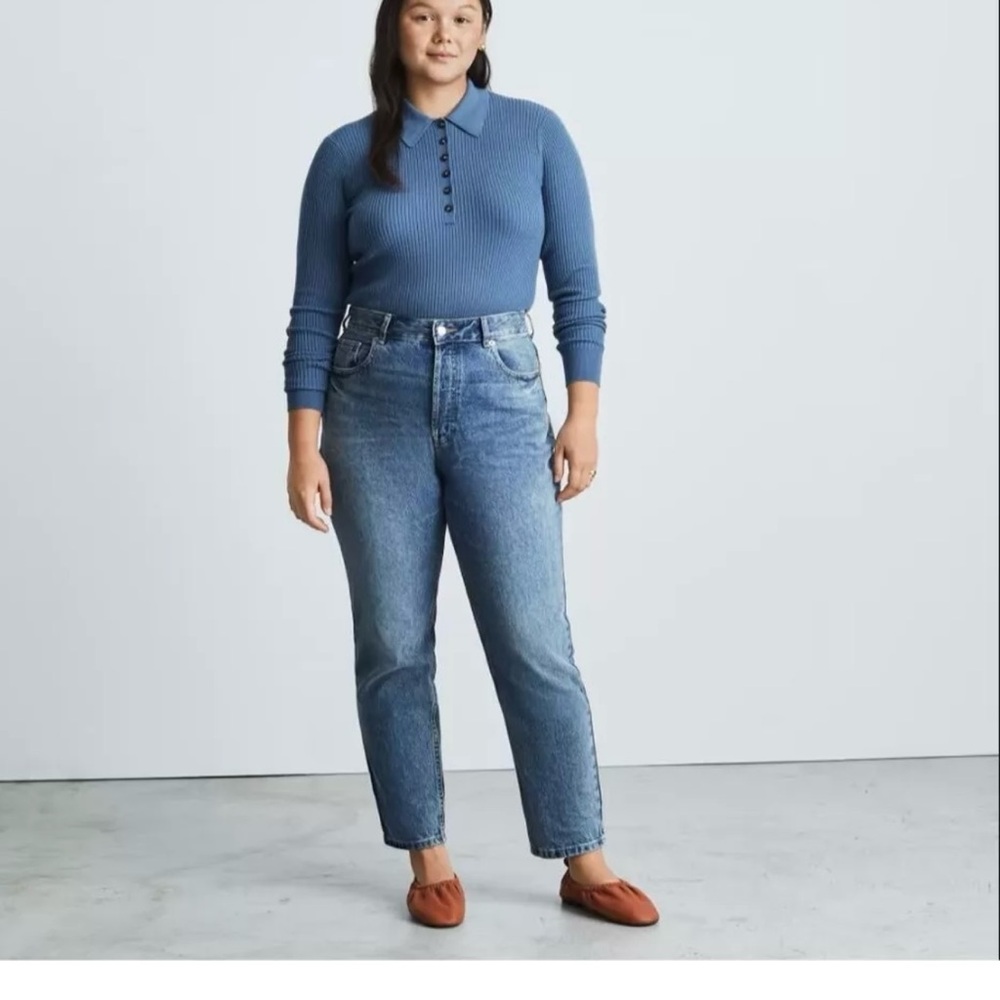 Everlane 90s cheeky straight jeans in Northridge, size 28 ankle